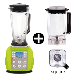 Набор  блендер  BIANCO forte + стакан Square (green)
