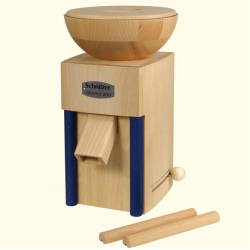 Мельница Grano 200, бункер для зерна из дерева